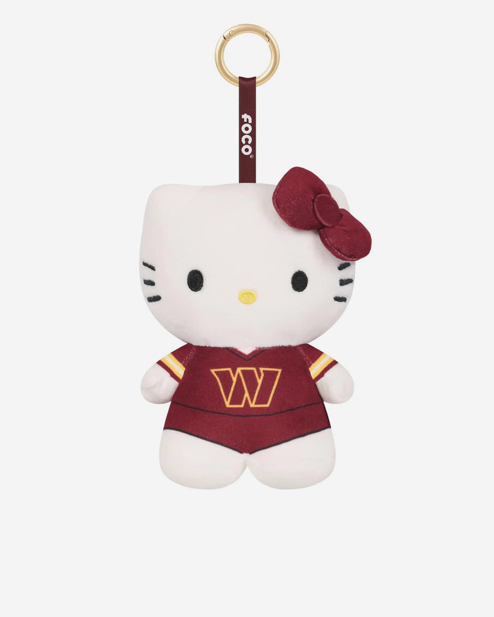 Washington Commanders Plush Hello Kitty® Bag Charm Keychain FOCO - FOCO.com