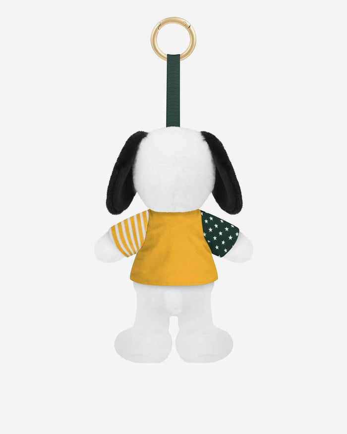 Green Bay Packers Americana Plush Snoopy Peanuts Bag Charm Keychain FOCO - FOCO.com