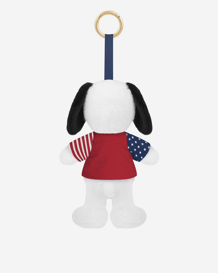 New York Giants Americana Plush Snoopy Peanuts Bag Charm Keychain FOCO - FOCO.com