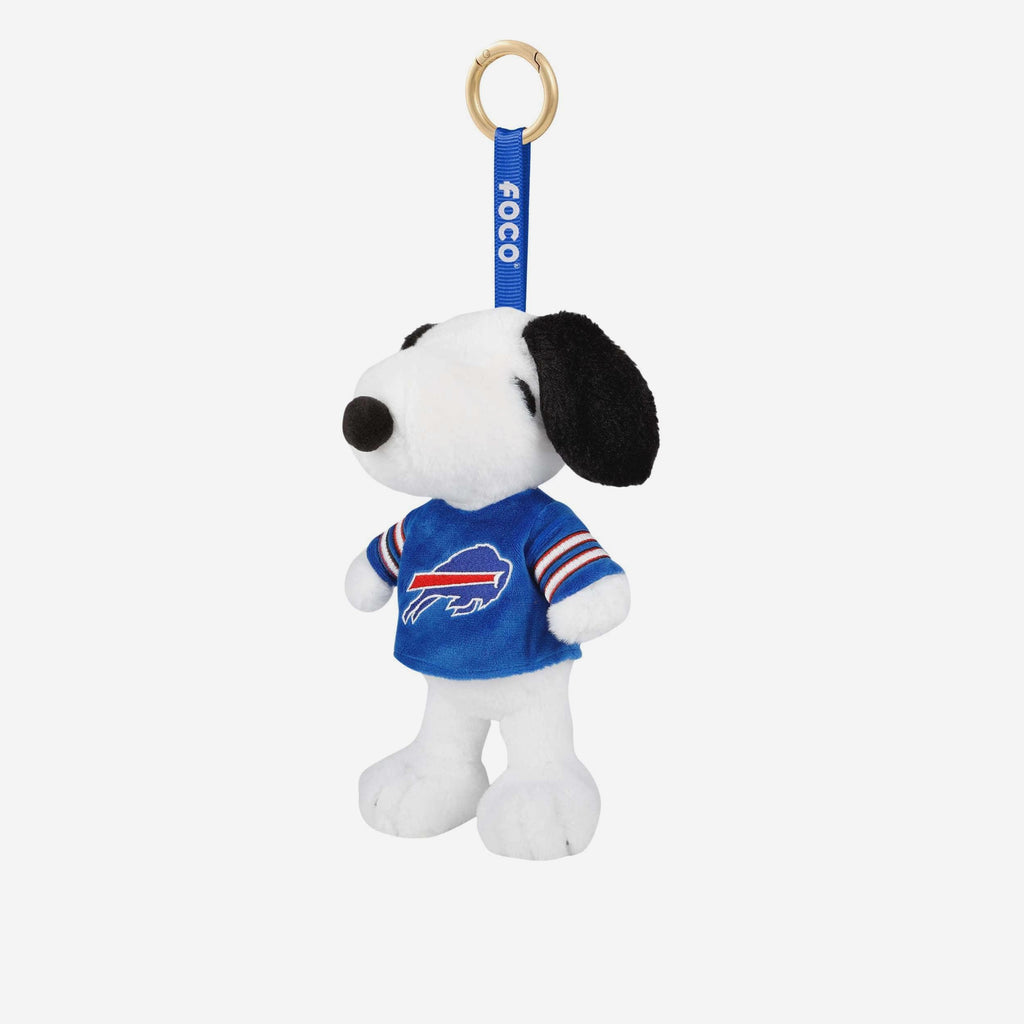 Buffalo Bills Plush Snoopy Peanuts Bag Charm Keychain FOCO - FOCO.com