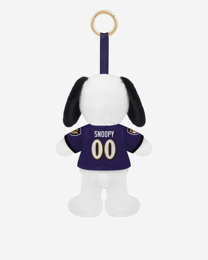 Baltimore Ravens Plush Snoopy Peanuts Bag Charm Keychain