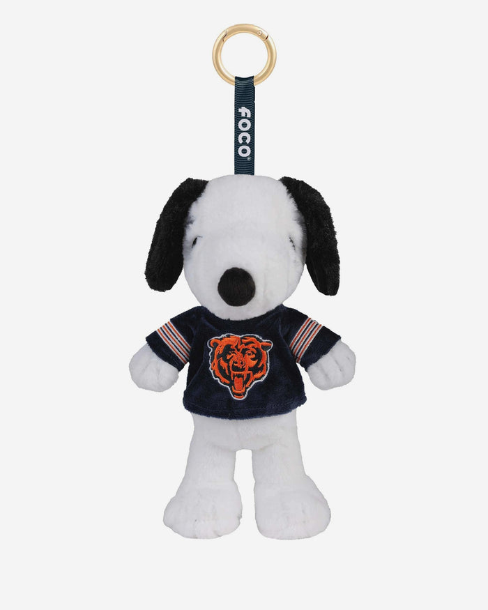 Chicago Bears Plush Snoopy Peanuts Bag Charm Keychain FOCO - FOCO.com