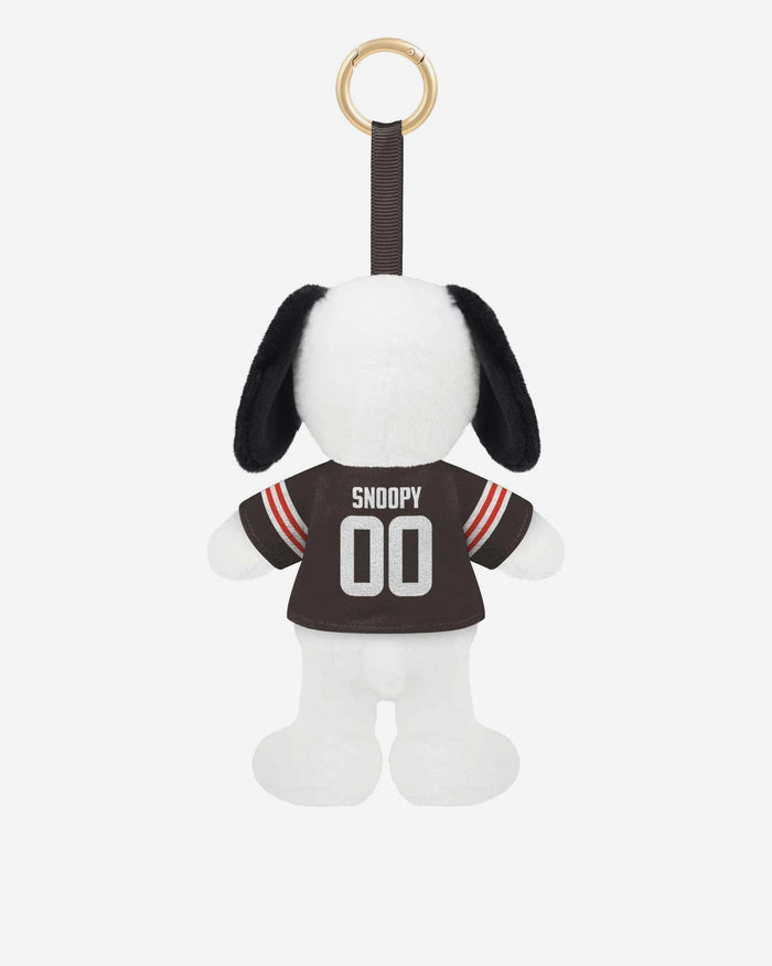 Cleveland Browns Plush Snoopy Peanuts Bag Charm Keychain FOCO - FOCO.com