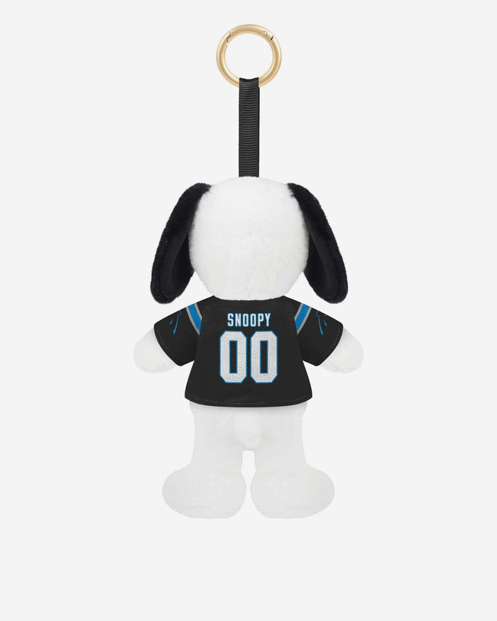 Carolina Panthers Plush Snoopy Peanuts Bag Charm Keychain