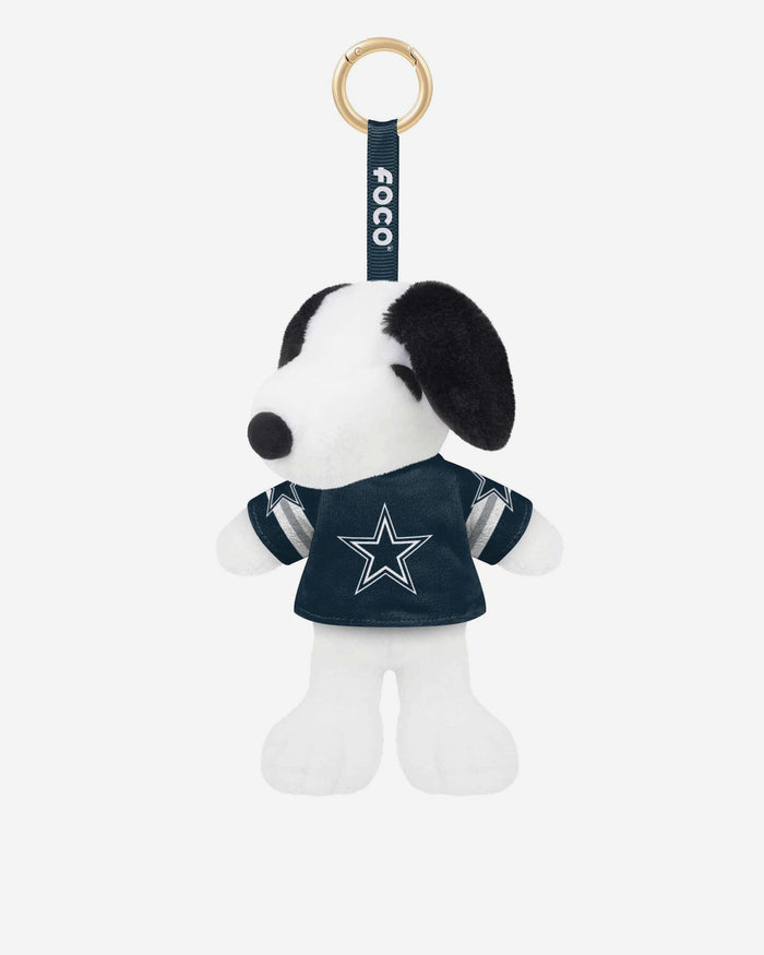 Dallas Cowboys Plush Snoopy Peanuts Bag Charm Keychain FOCO - FOCO.com