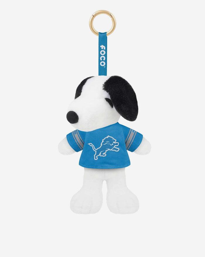Detroit Lions Plush Snoopy Peanuts Bag Charm Keychain FOCO - FOCO.com