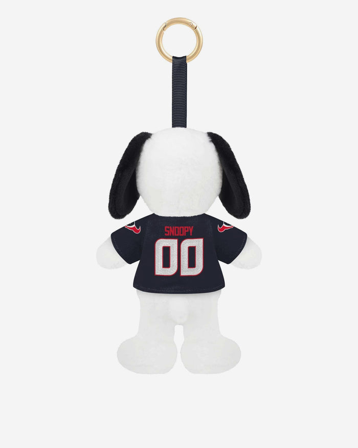 Houston Texans Plush Snoopy Peanuts Bag Charm Keychain FOCO - FOCO.com