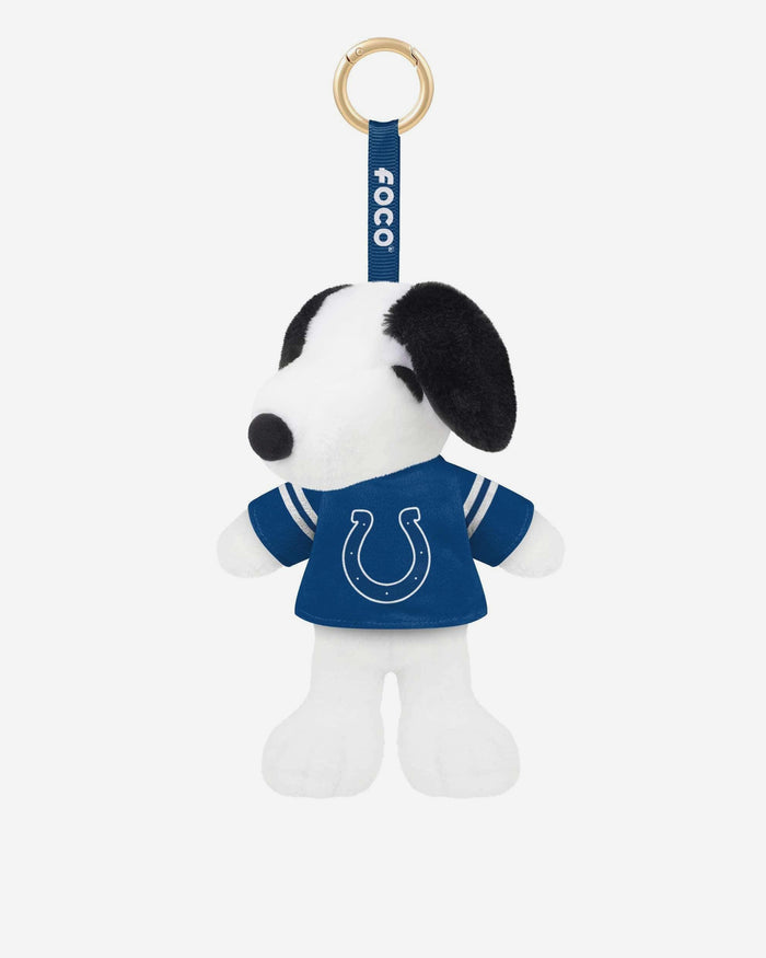 Indianapolis Colts Plush Snoopy Peanuts Bag Charm Keychain FOCO - FOCO.com