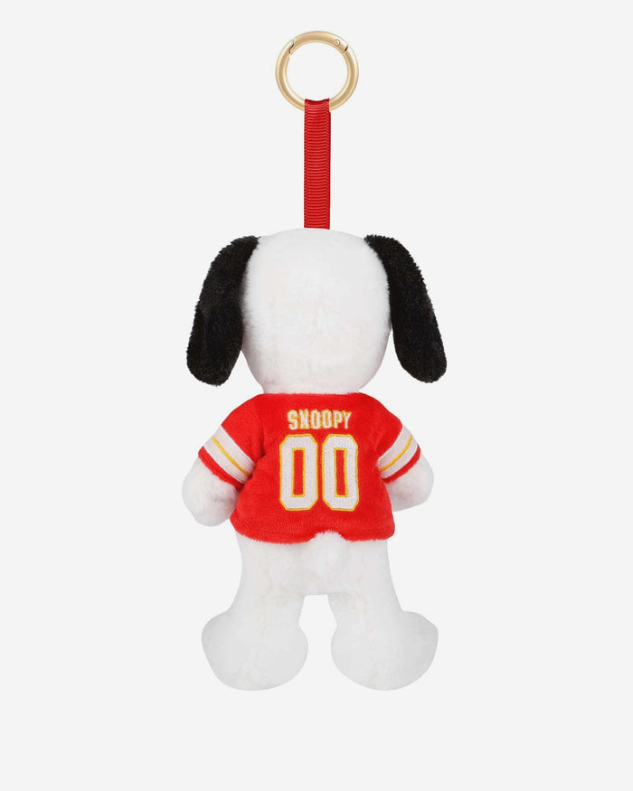 Kansas City Chiefs Plush Snoopy Peanuts Bag Charm Keychain FOCO - FOCO.com