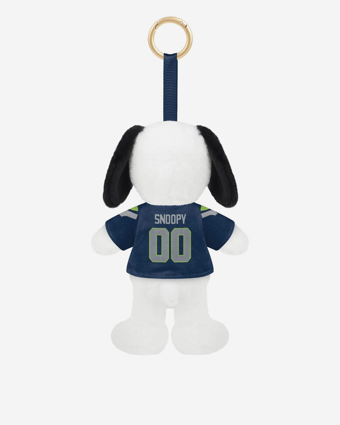 Seattle Seahawks Plush Snoopy Peanuts Bag Charm Keychain FOCO - FOCO.com