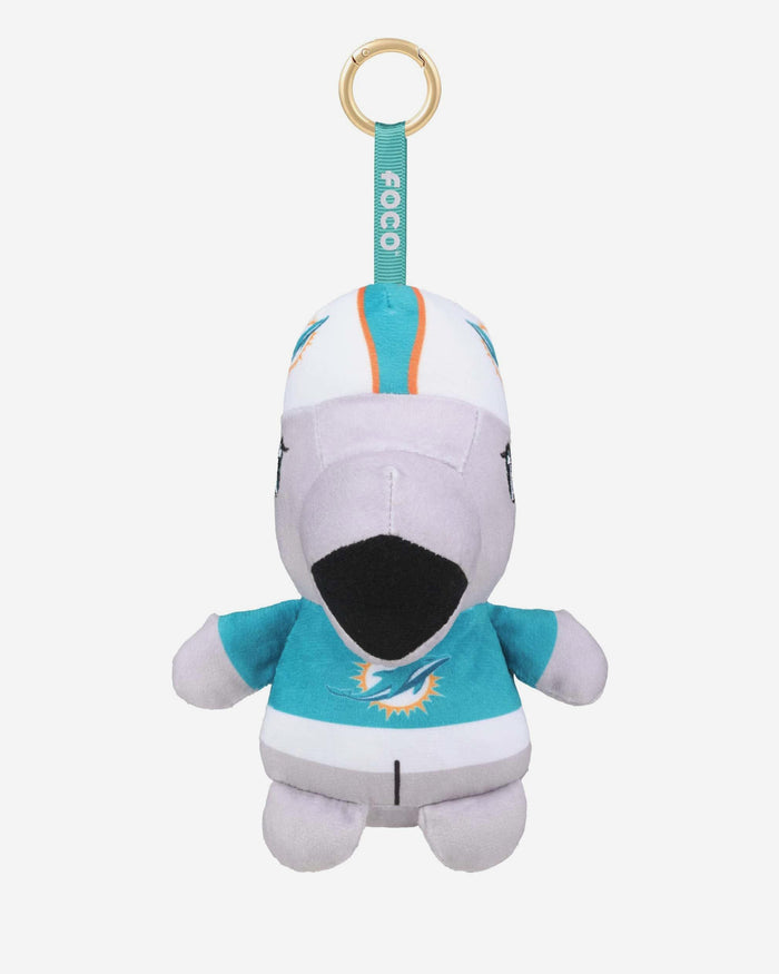 Miami Dolphins Plush Teamie Beanie Mascot Bag Charm Keychain FOCO - FOCO.com