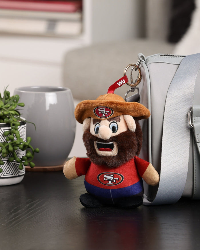 San Francisco 49ers Plush Teamie Beanie Mascot Bag Charm Keychain FOCO - FOCO.com