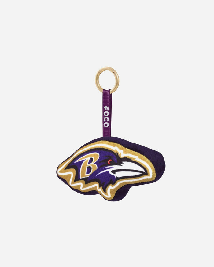 Baltimore Ravens Plush Team Logo Bag Charm Keychain FOCO - FOCO.com