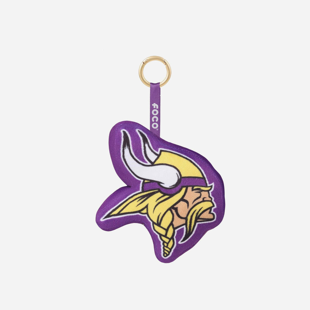 Minnesota Vikings Plush Team Logo Bag Charm Keychain FOCO - FOCO.com