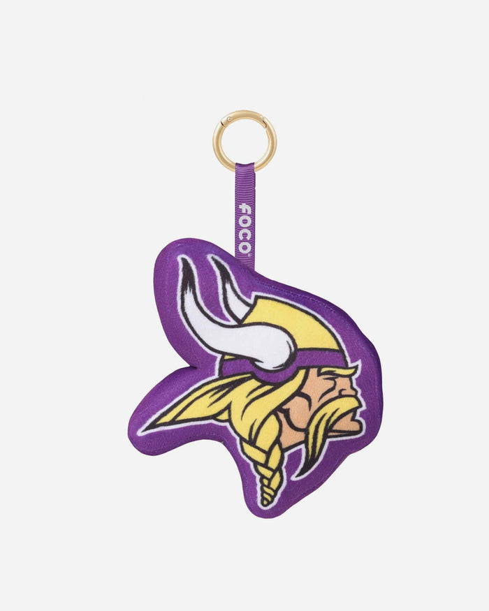 Minnesota Vikings Plush Team Logo Bag Charm Keychain FOCO - FOCO.com