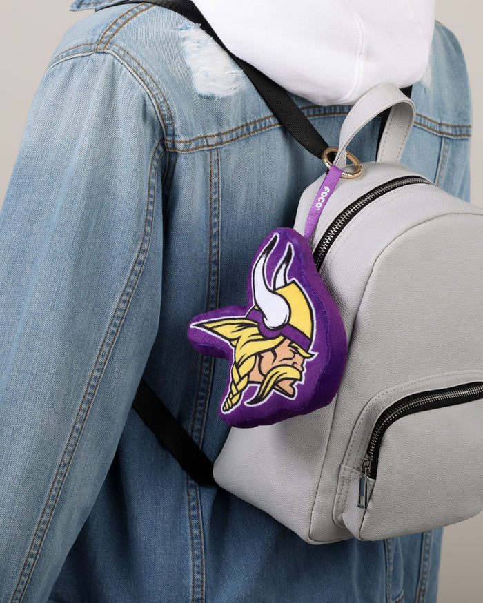 Minnesota Vikings Plush Team Logo Bag Charm Keychain FOCO - FOCO.com