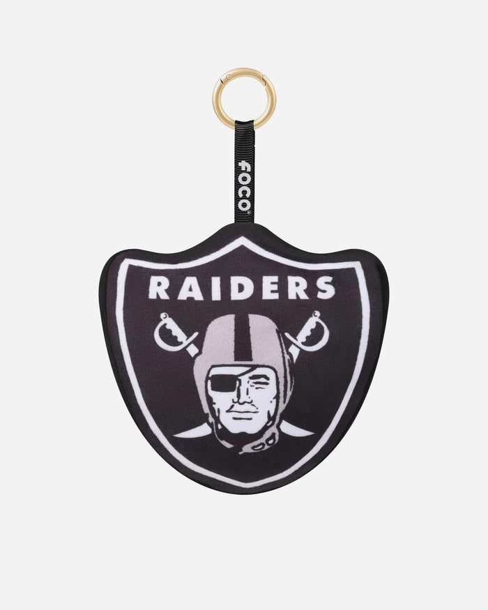 Las Vegas Raiders Plush Team Logo Bag Charm Keychain FOCO - FOCO.com