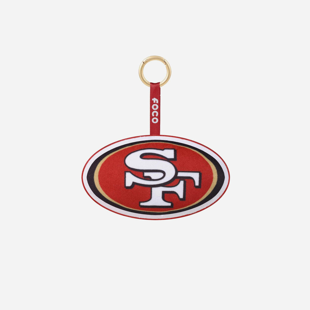 San Francisco 49ers Plush Team Logo Bag Charm Keychain FOCO - FOCO.com