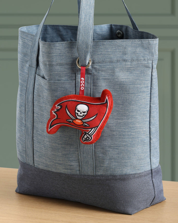 Tampa Bay Buccaneers Plush Team Logo Bag Charm Keychain FOCO - FOCO.com