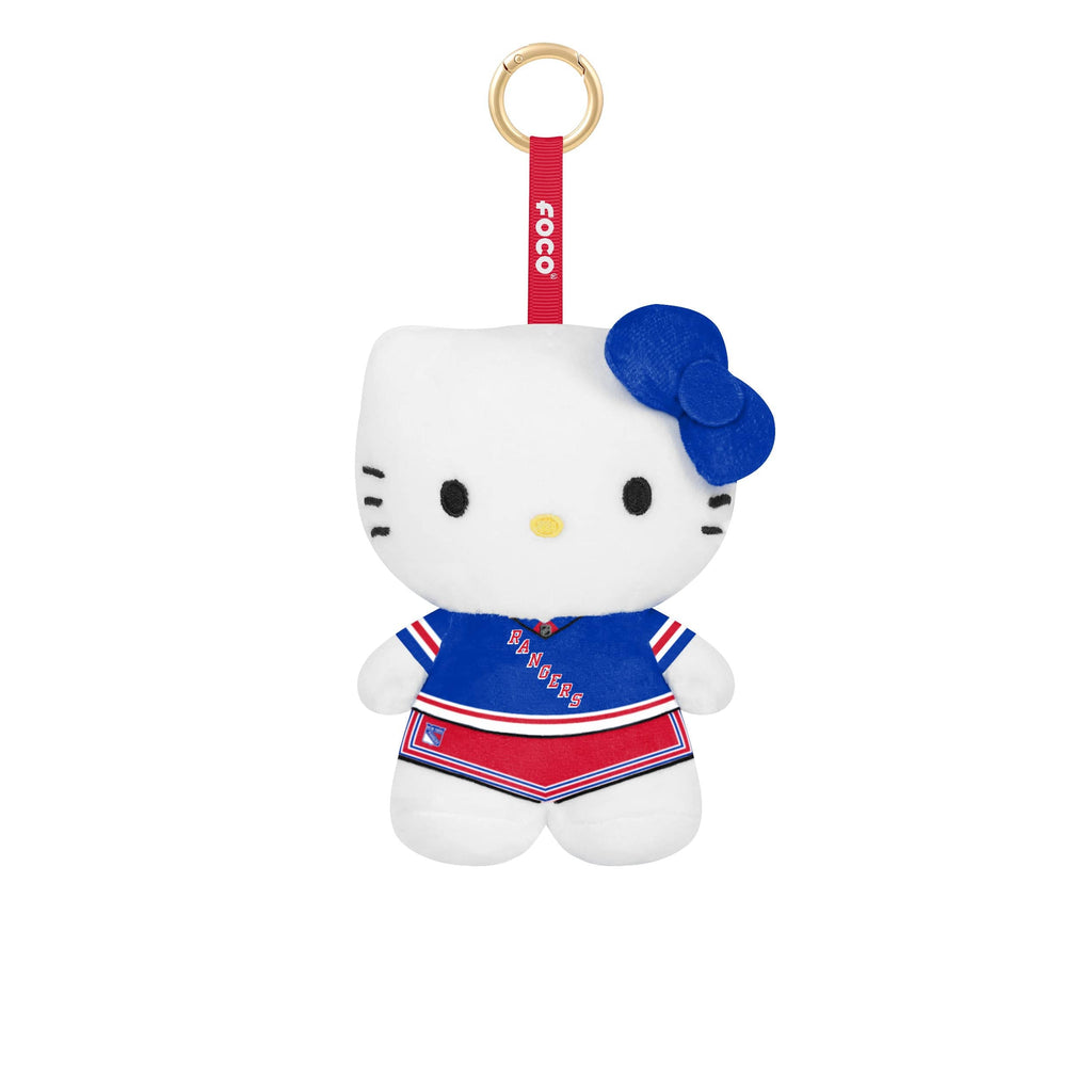 New York Rangers Plush Hello Kitty® Bag Charm Keychain FOCO - FOCO.com