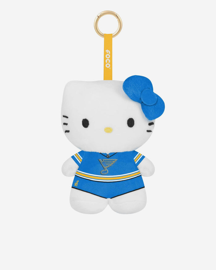 St Louis Blues Plush Hello Kitty® Bag Charm Keychain FOCO - FOCO.com