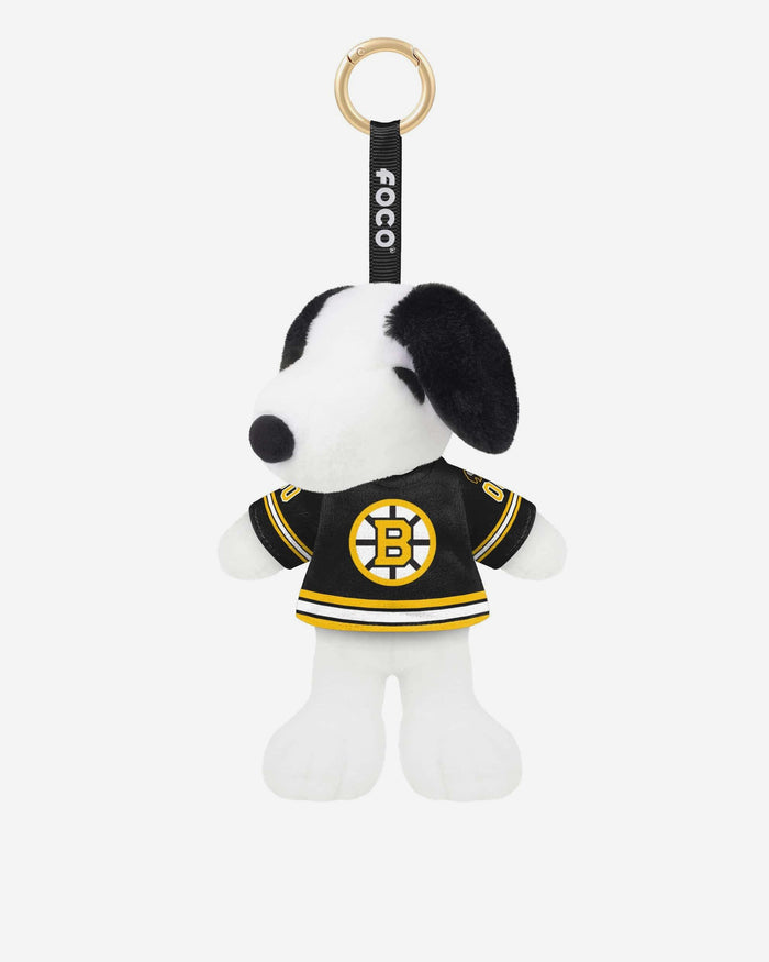 Boston Bruins Plush Snoopy Peanuts Bag Charm Keychain FOCO - FOCO.com