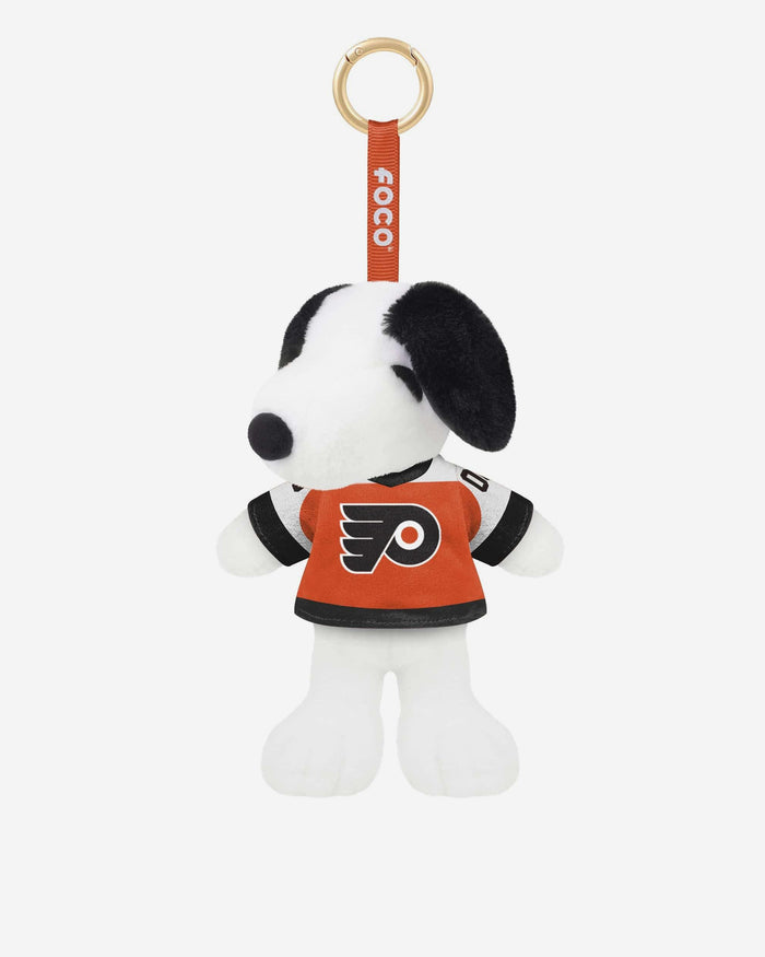Philadelphia Flyers Plush Snoopy Peanuts Bag Charm Keychain FOCO - FOCO.com