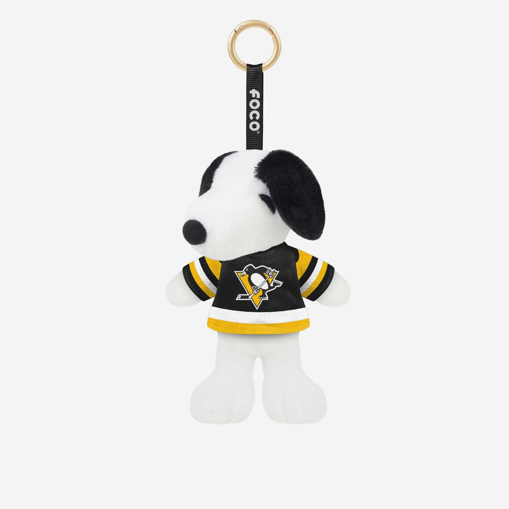 Pittsburgh Penguins Plush Snoopy Peanuts Bag Charm Keychain FOCO - FOCO.com