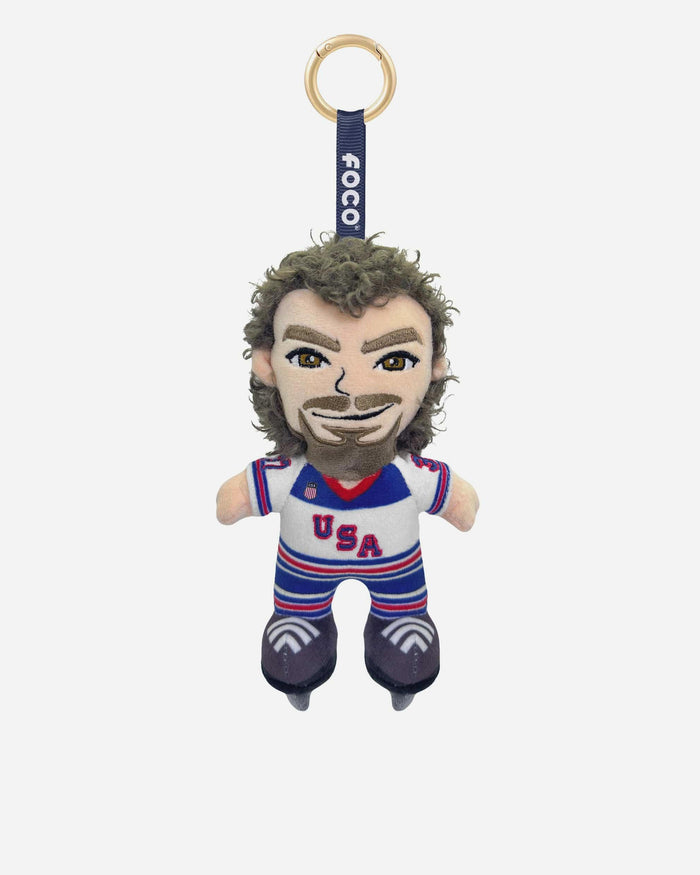 Connor Hellebuyck Team USA Men's Hockey Plush Player Bag Charm Keychain FOCO - FOCO.com