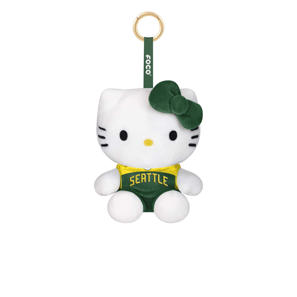 Seattle Storm Plush Hello Kitty® Bag Charm Keychain