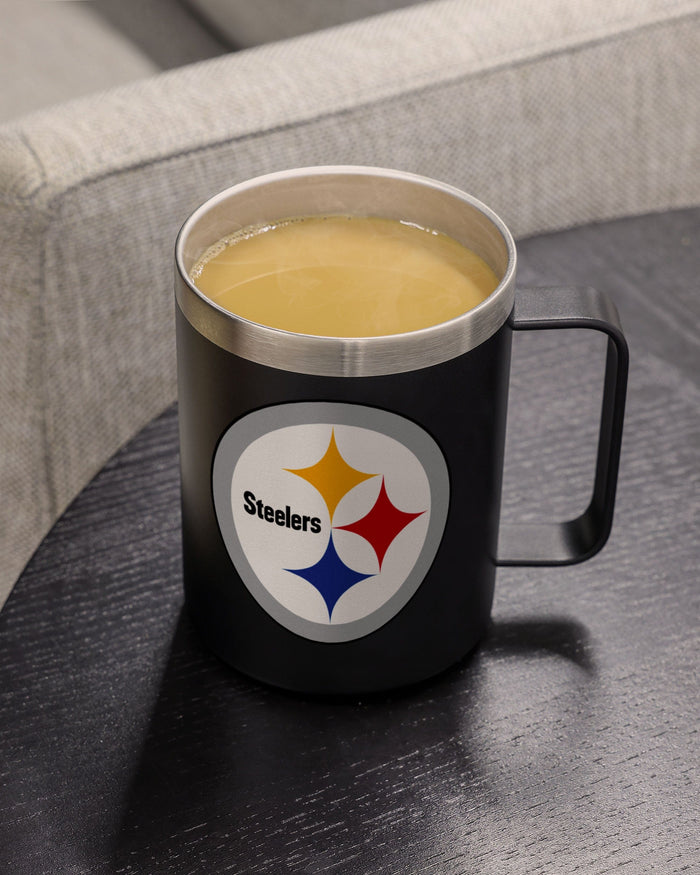 Pittsburgh Steelers Team Color Insulated Stainless Steel Mug FOCO - FOCO.com