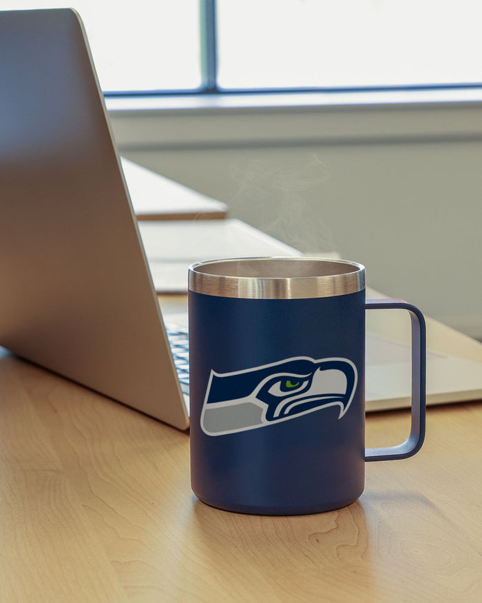 Seattle Seahawks Team Color Insulated Stainless Steel Mug FOCO - FOCO.com