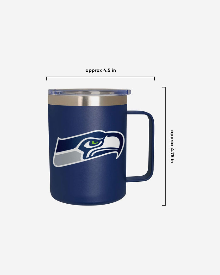 Seattle Seahawks Team Color Insulated Stainless Steel Mug FOCO - FOCO.com