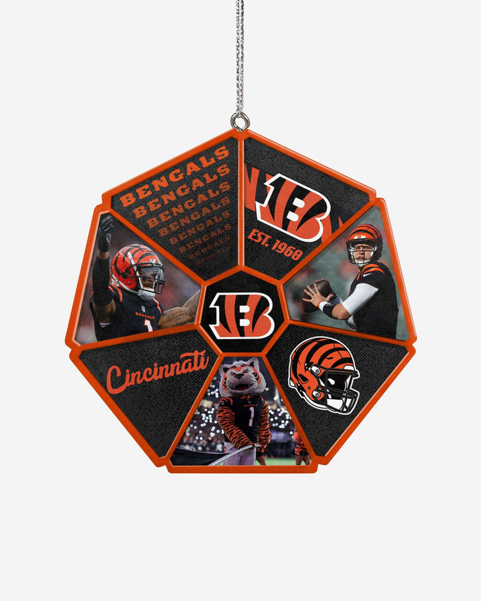 Cincinnati Bengals Team Wheel Ornament FOCO - FOCO.com