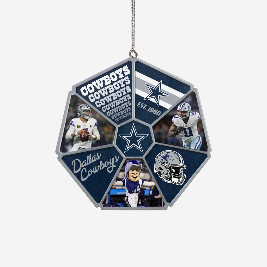 Dallas Cowboys Team Wheel Ornament FOCO - FOCO.com