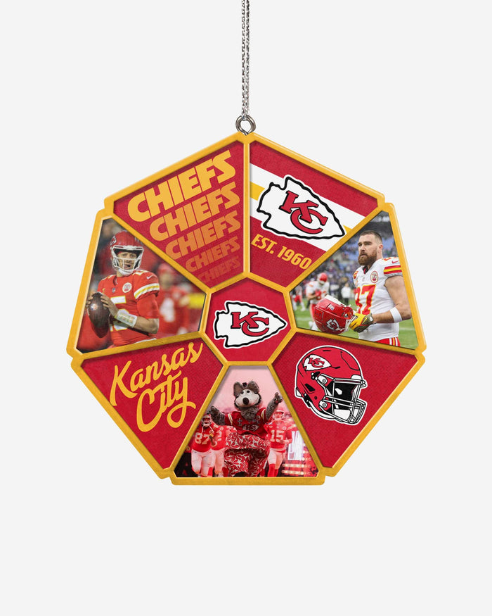 Kansas City Chiefs Team Wheel Ornament FOCO - FOCO.com