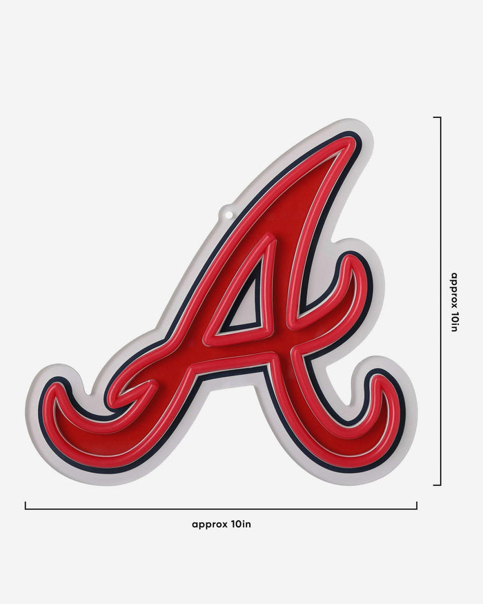 Atlanta Braves Neon Motion Big Logo Chain FOCO - FOCO.com