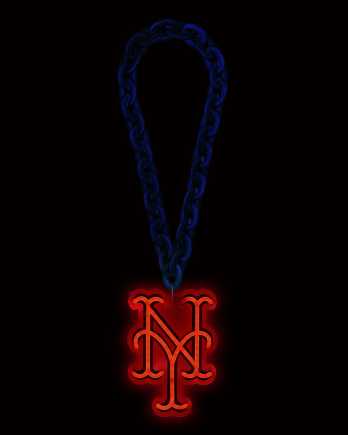 New York Mets Neon Motion Big Logo Chain FOCO - FOCO.com