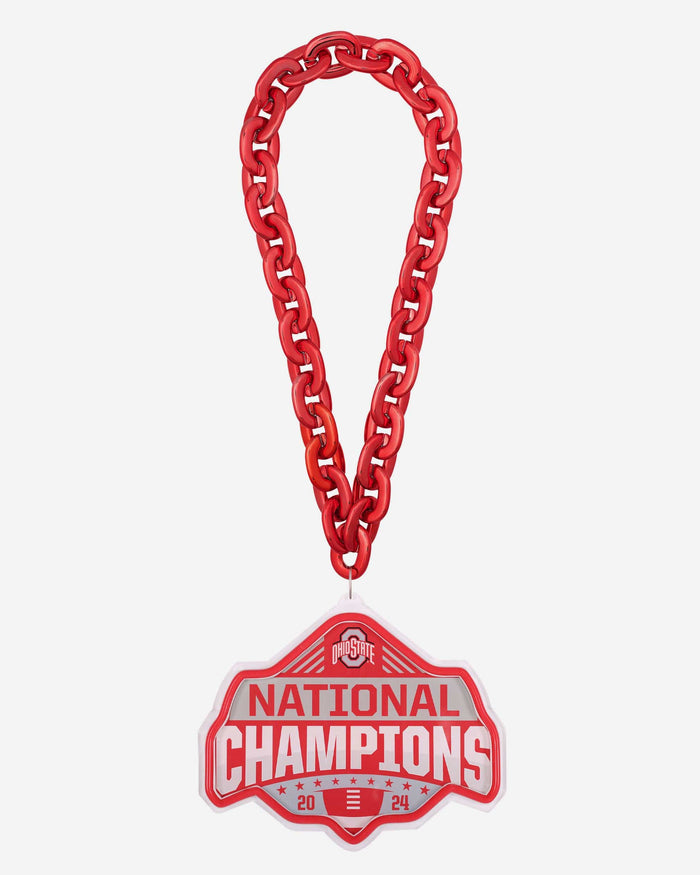 Ohio State Buckeyes 2024 Football National Champions Neon Light Up Big Logo Chain FOCO - FOCO.com