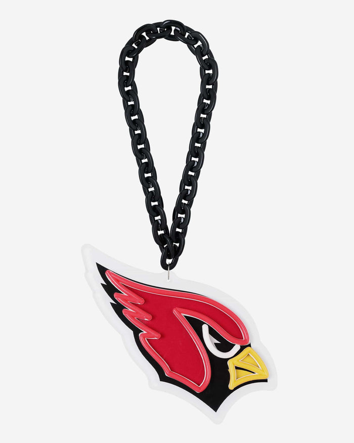 Arizona Cardinals Neon Light Up Big Logo Chain FOCO - FOCO.com