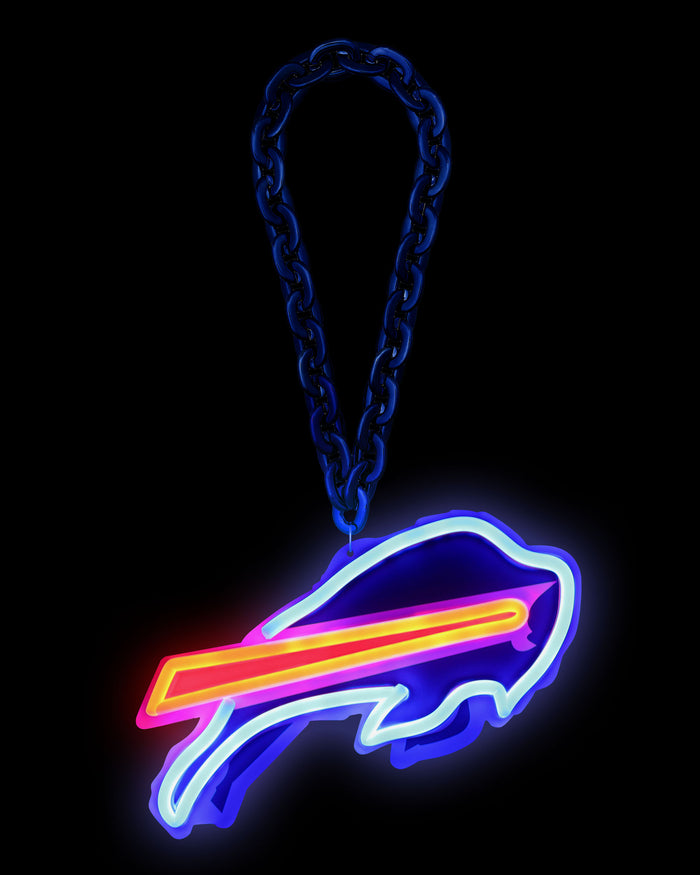 Buffalo Bills Neon Light Up Big Logo Chain FOCO - FOCO.com