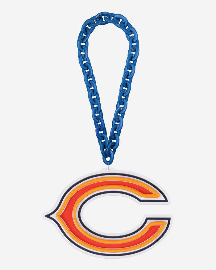 Chicago Bears Neon Light Up Big Logo Chain FOCO - FOCO.com