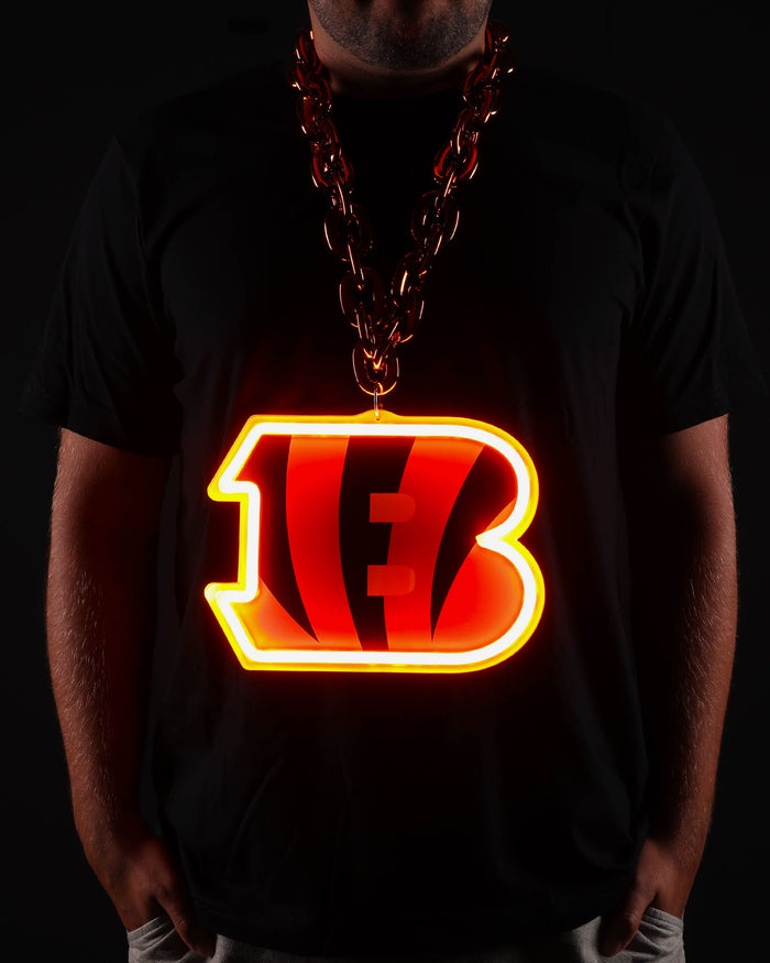 Cincinnati Bengals Neon Light Up Big Logo Chain