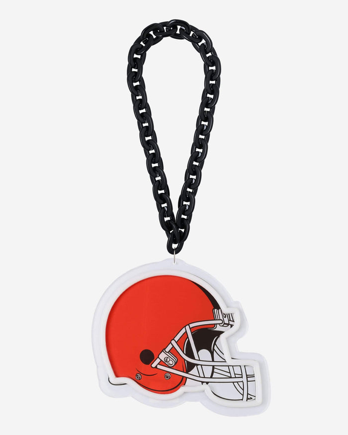 Cleveland Browns Neon Light Up Big Logo Chain FOCO - FOCO.com