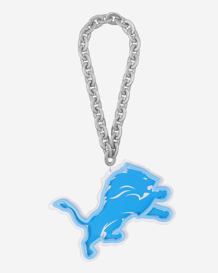 Detroit Lions Neon Light Up Big Logo Chain FOCO - FOCO.com