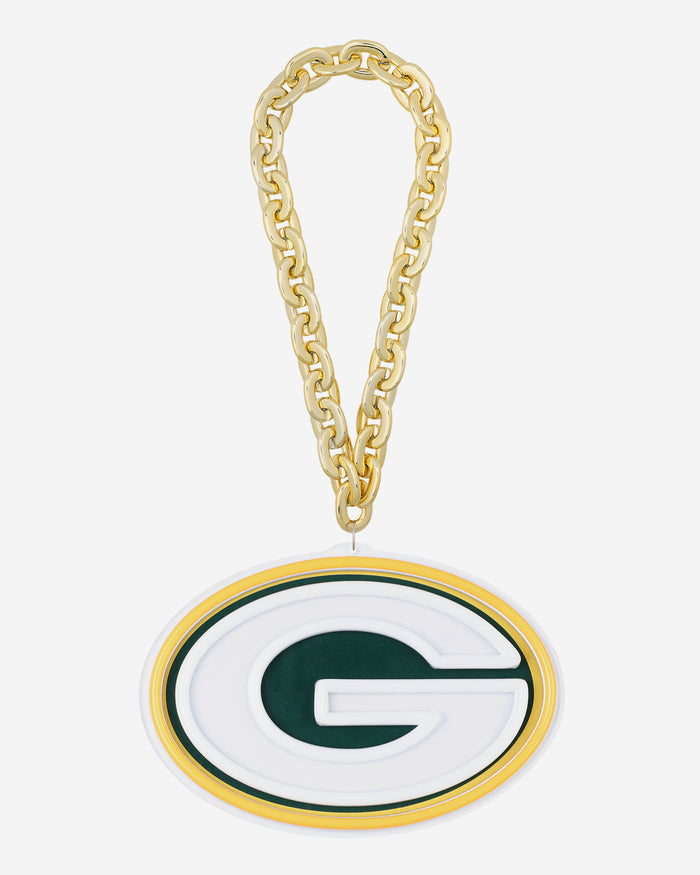 Green Bay Packers Neon Light Up Big Logo Chain FOCO - FOCO.com