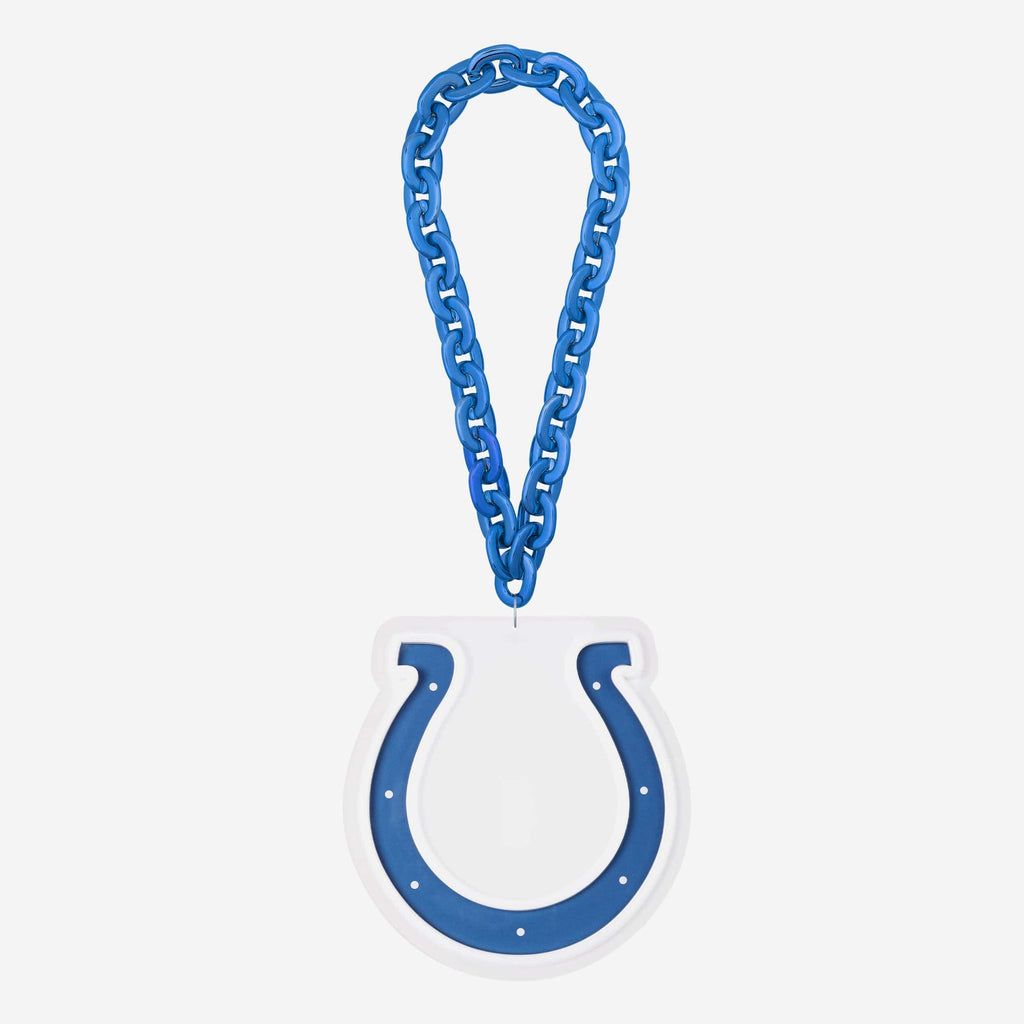 Indianapolis Colts Neon Light Up Big Logo Chain FOCO - FOCO.com