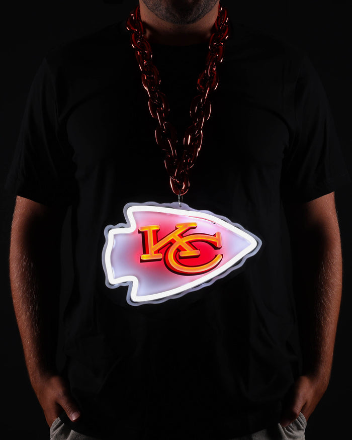 Kansas City Chiefs Neon Light Up Big Logo Chain