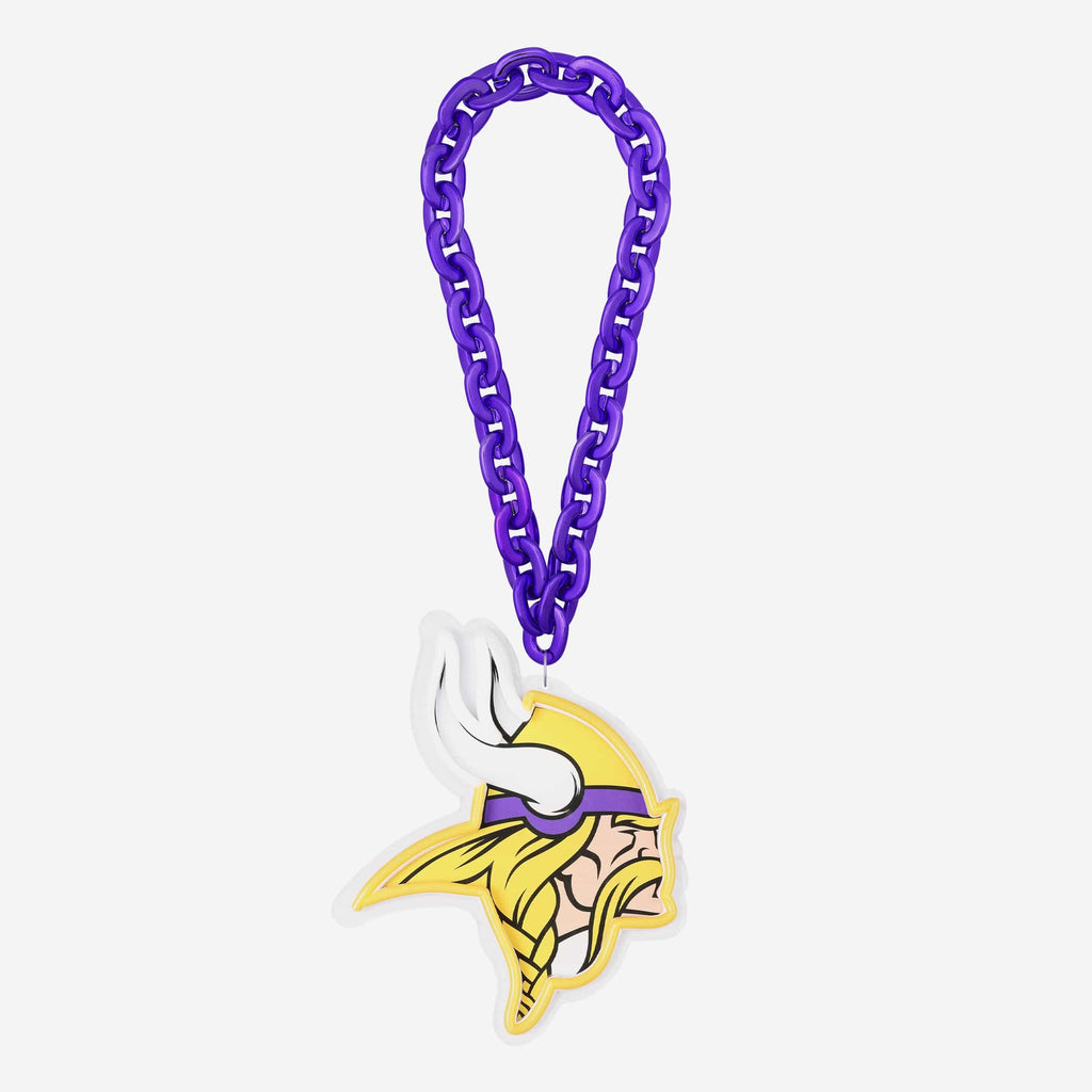 Minnesota Vikings Neon Light Up Big Logo Chain FOCO - FOCO.com