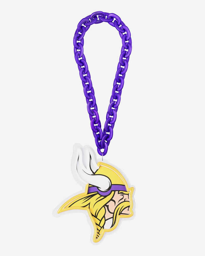 Minnesota Vikings Neon Light Up Big Logo Chain FOCO - FOCO.com